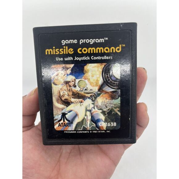 Missile Command Atari 2600 Game cartridge tested working - Picture 7 of 7